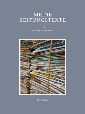cover image of Meine Zeitungstexte